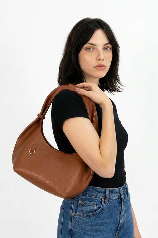 Celia In Brown - Genuine Leather